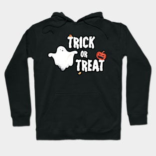 Trick or treat cute cartoon design for Halloween Hoodie